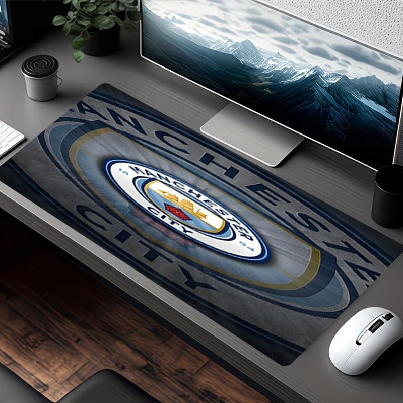 Football team City FC Print Mouse Pad, for Keyboard Pad Laptop PC Mat for Office Home Use, Desk Decor, Perfect Birthday Gift for Gamers