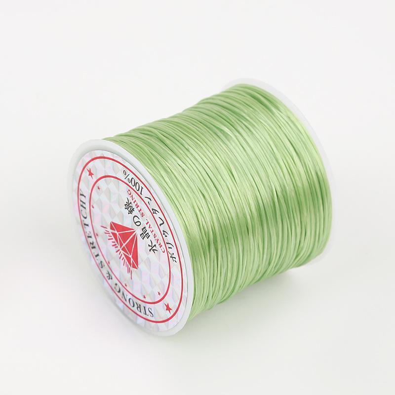 50M Pružná Elastická Korálková Nit Šňůra Struna pro DIY Výrobu Náramků a Šperků