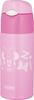 Thermos Vacuum Insulated Straw Bottle, One-Touch, 400ml, Minnie Mouse, Pink Heart, FHL-401FDS PHT