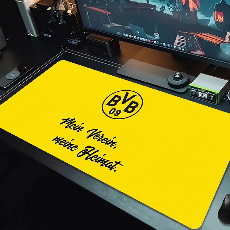 Bvb Home Ground Large Size Mouse Pad Large Gaming Table Cushion Nonslip Laptop Tablet Big Mousepad Xxl Mat Mini Pc Playmat With Lock Edge