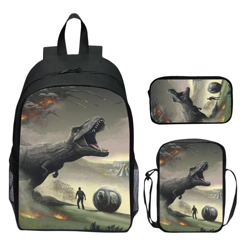 Costum de trei piese, ghiozdan pentru copii, ghiozdan pentru elevi de școală primară, rucsac la modă, rucsac cool pentru bărbați și femei.