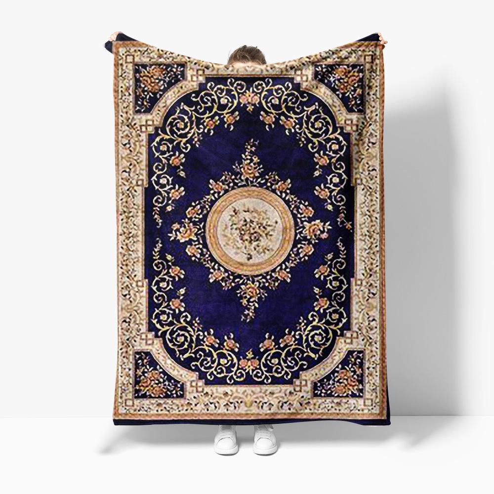 Vintage Moroccan Rug Persian Style Area Kilim Rug Traditional Decorative Floor Mat Home Decor 75X95CM