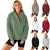 Women's Long Sleeve Hooded Pullover Sweatshirt with Stand Collar