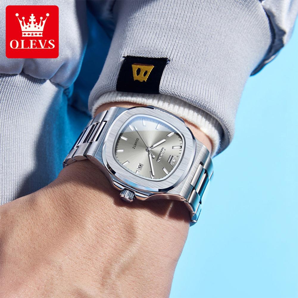 OLEVS Brand Watch Men's Quartz Watch Waterproof Student Fashion 3696