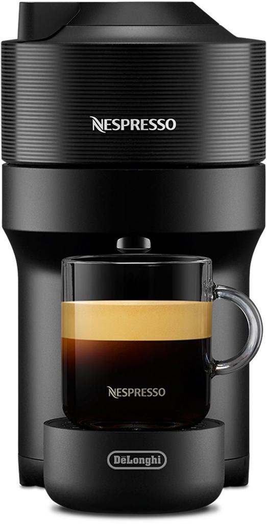 Machine à café capsules - nespresso - de'longhi - vertuo pop - env90.b - noir - 7 capsules nespresso incluses