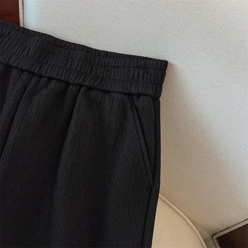 Plus Size Women's Tapered Leg Slimming Long Pants (200-300 Jin, Style 5319)