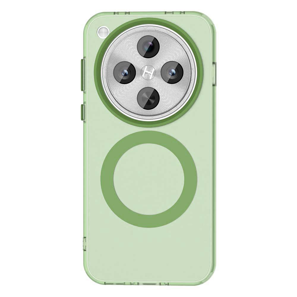 

Матовый чехол Magsafe для телефона Oppo Find X8 X8 Pro X8 Ultra X8s Защитный чехол Магнитная беспроводная зарядка Ударопрочная задняя крышка Pc + tpu&Oppo Find X8s зелёный