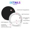 2Pcs LED Luminous Car Water Cup Coaster Holder 7 Colorful USB Charging For Porsche Boxster Cayman Cayenne 911 718 Macan Panamera KP1