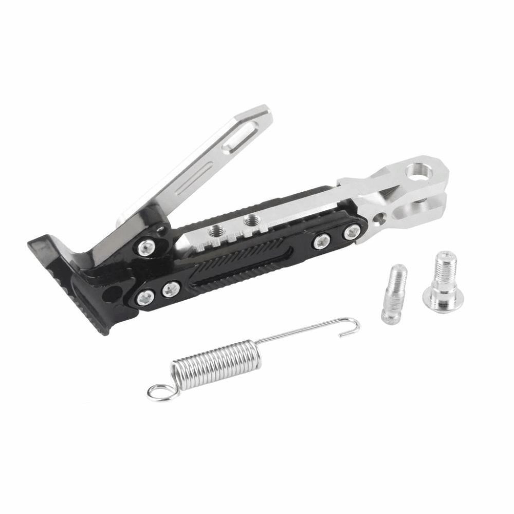 Universal Fit Side Parking Bracket CNC Aluminum Alloy Electric Scooter Kickstand For Motorcycle