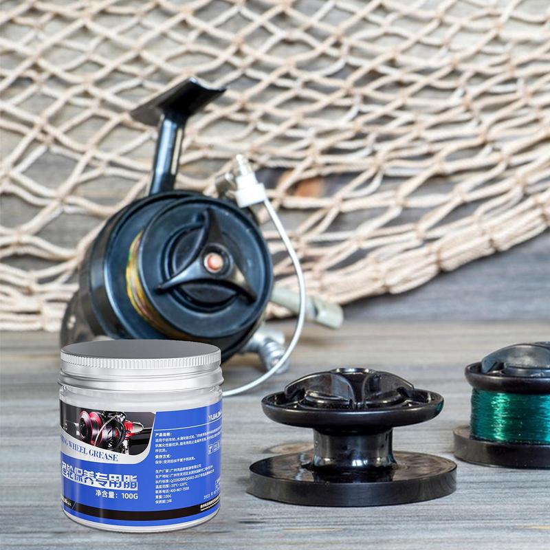 100g Fishing Reel Maintenance Oil and Grease Bearing Lubricant Gear, Protective Grease Casting Spining Reel Maintenance