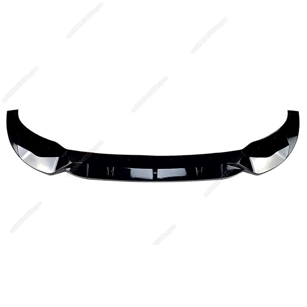 Car Front Bumper Lip Splitter For BMW X3 G01 X4 G02 M40i M40d M-Pack M-Sport 2017-2021 Black Spoiler Diffuser Body Kit Tuning