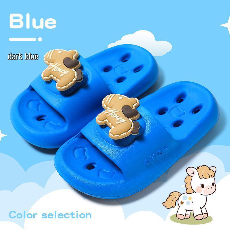 Children's Quick-Dry Anti-Slip Bathroom Slippers - Boys & Girls Summer Shower Sandals