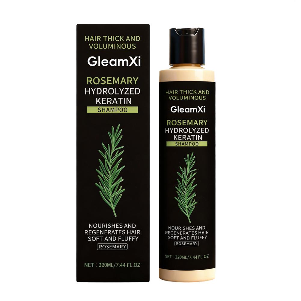 Rosemary Shampoo For Hair Thickening & Volumizing Gentle Scalp Cleanser Deep Nourishing Smooth & Shiny Hair Treatment A