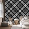 Wallpaper Black and white checkered graphite and gray 50x1000