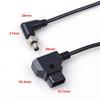 D-Tap To Power Cable Dtap Male To 5.5X2.5Mm Monitor Supply Cable Black Spring Power Wire With Lock For Bmcc Bmpc