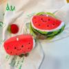 1/2 Stück Süße Wassermelonen Früchte Plüschtiere Spielzeug Schlüsselanhänger Anhänger Tasche Hängende Dekoration Rucksack Anhänger Geburtstagsgeschenke Paar Schlüsselanhänger