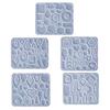 Geometric Earrings Pendant Silicone Mold for DIY Jewelry Crafts Epoxy Resin Moulds for Crafting Earrings Casting Moulds
