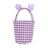 Portable Hanging Easters Decors Basket Rabbits Shape Easters Organizers  Basket For Kids Room Decors And Gift Presentation