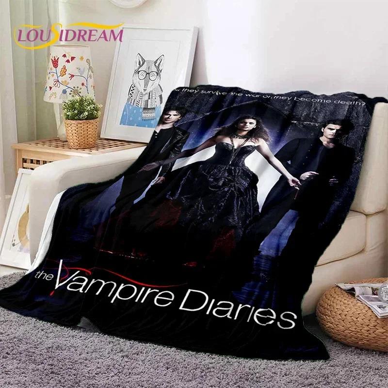 3D Neueste The Vampire Diaries Damon Salvatore Weiche Flanelldecken, Überwurfdecke Bequeme Decke für Betten Sofa Zuhause Schlafzimmer
