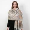 Pashmina Shawl Lady Wrap Warm Winter Scarves Design Print Female Foulard Cotton Stoles Scarf