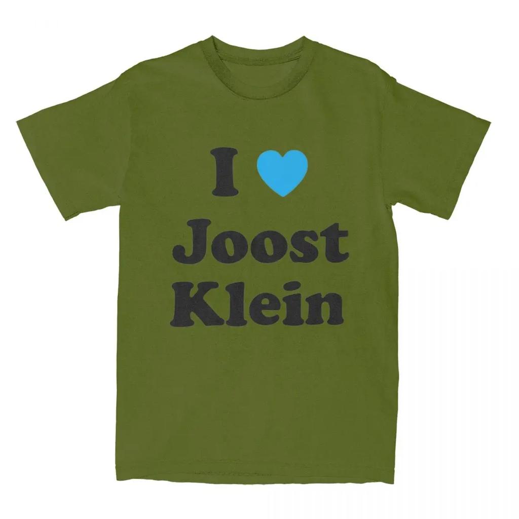 WoT Shirt I Love Joost Small Blue T Shirts Harajuku Summer Tees Y2K Basic Custom Logo Cotton Clothing Birthday Present