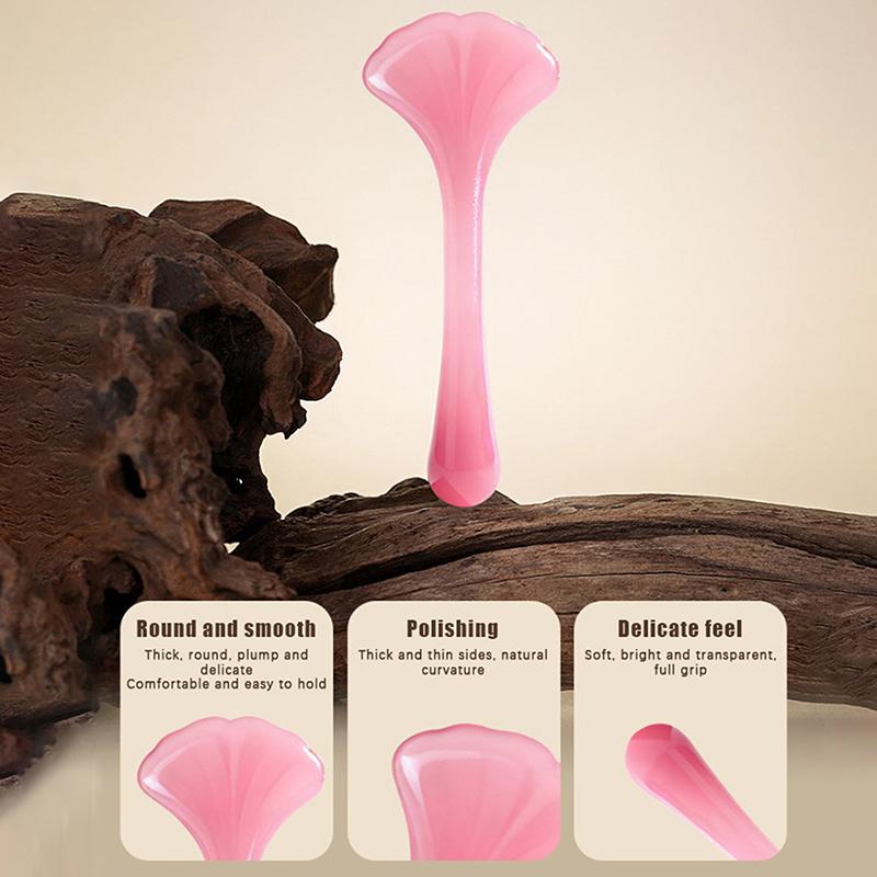 Ginkgo Shape Resin Face Gua Sha Board Gua Sha Massage Board For Face Firm Skin Care Gua Sha Spa Physical Therapy Beauty Product