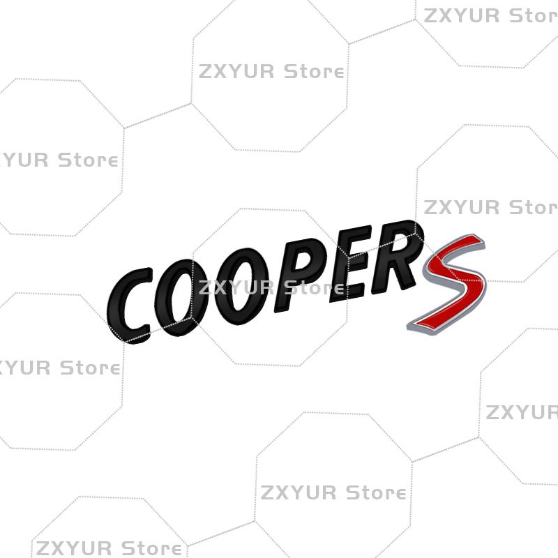 Metal COOPER SD Emblem Car Sticker Letter Badge Body Rear End Trunk Decor For Mini Cooper S R60 R52 R53 R55 R56 F54 F55 F56 F60
