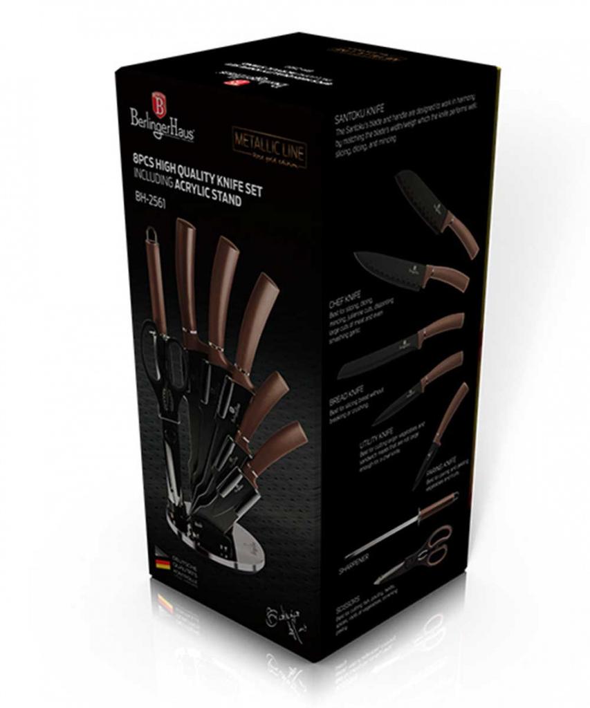 BERLINGER HAUS BH-2561 KNIFE SET IN STAND
