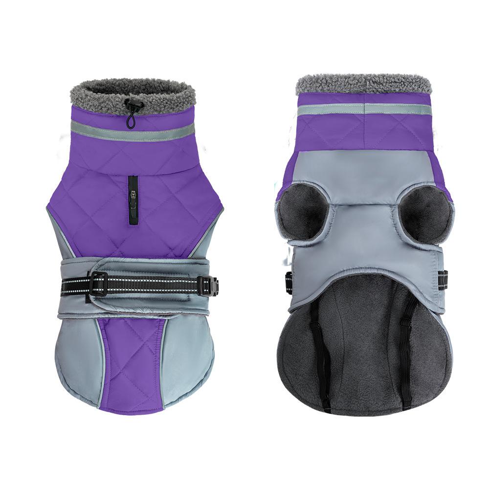 Pet Clothes Are Hot on Amazon, Warm in Autumn and Winter, Windproof and Thickened Dog Clothes, Medium and Small Dog Teddy Pomeranian