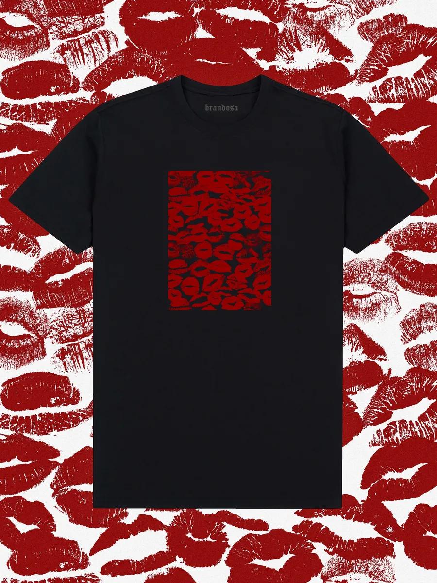 Kisses print T‑shirt S