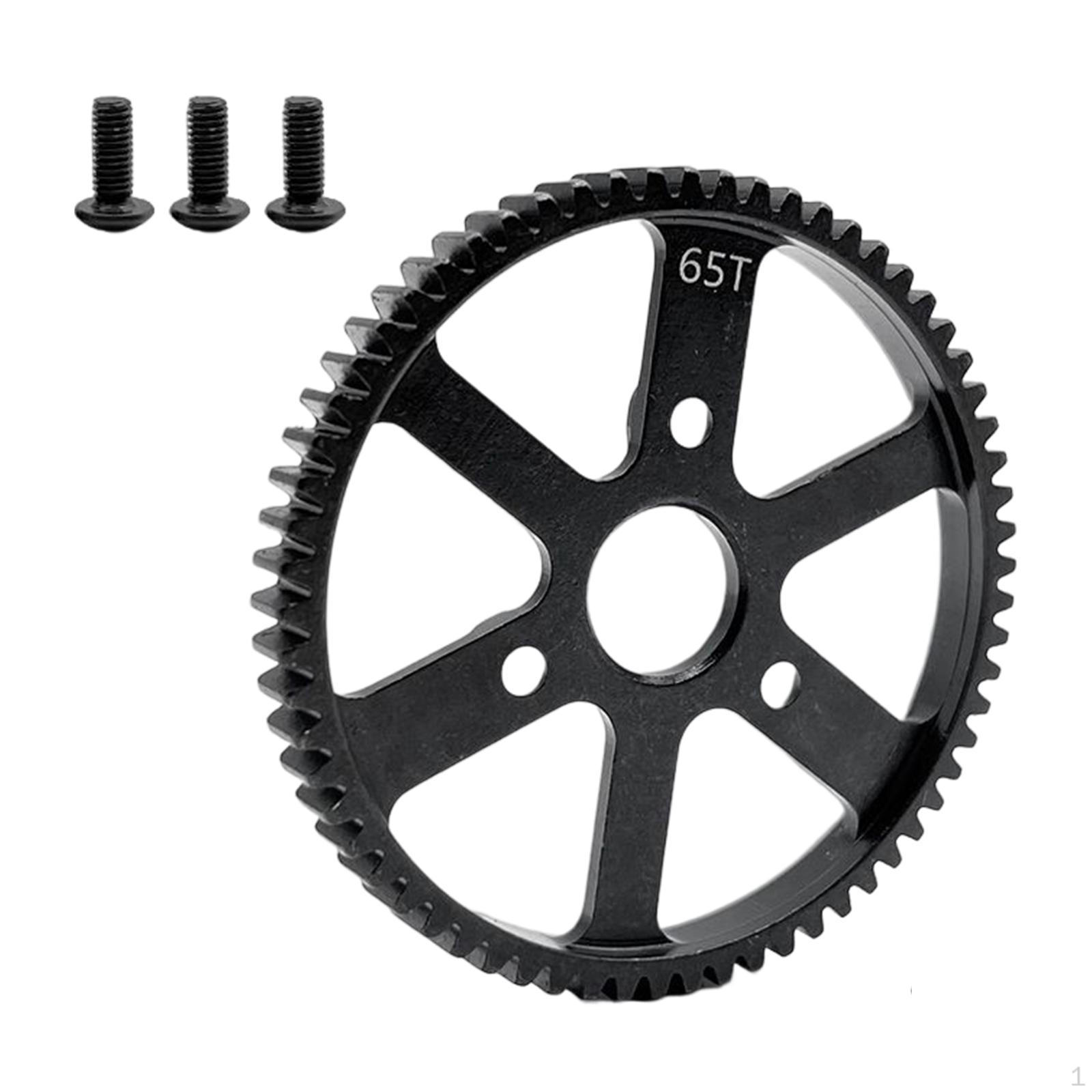 

65T Steel Metal Main Gear, Differential RC Motor Gear Part Accessory, for 1/10