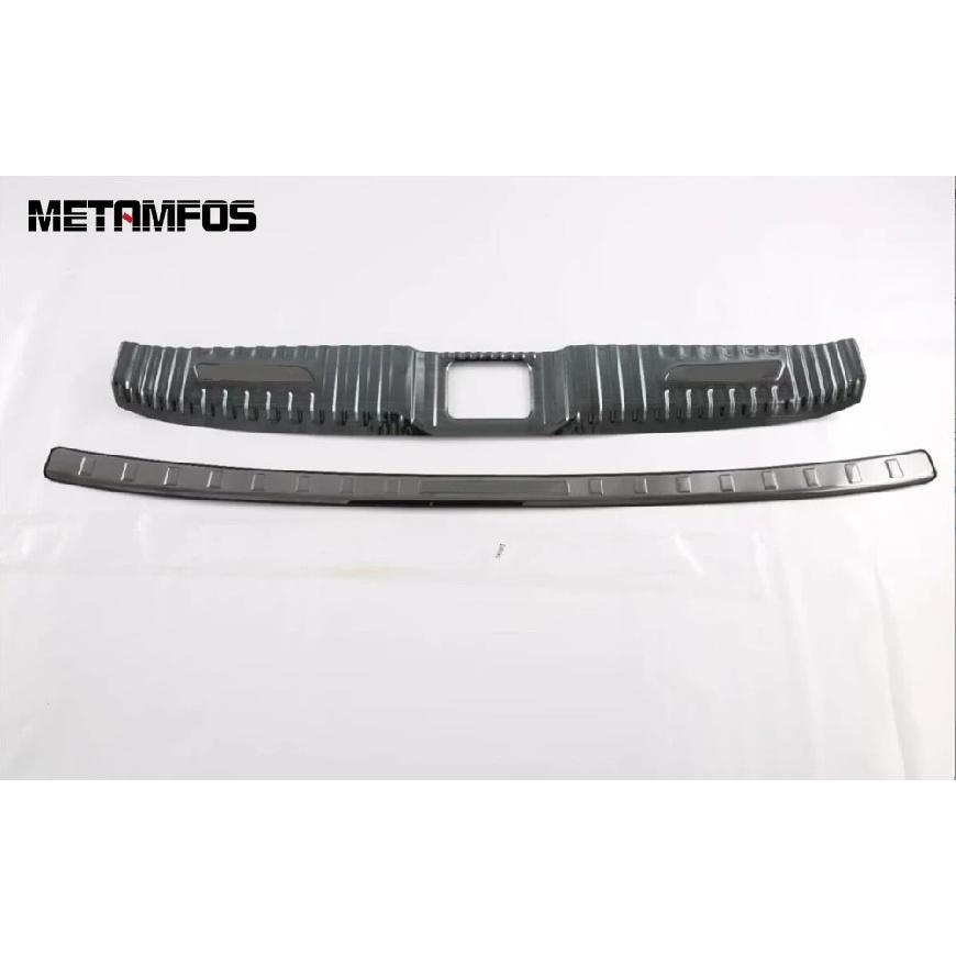 For Honda HR-V e:HEV e:Ny1 RV5 Vezel -2025 2026 Rear Trunk Bumper Foot Plate Tail Door Sill Scuff Guard Plate Accessories