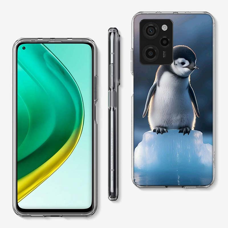 Penguin Baby Healing Cover Phone Case For Xiaomi Poco M8 M7 M6 M4 M3 X7 X6 X4 Pro F7 Ultra M5S Mi 14 14T 15 15T 12T 10T Pro 12S