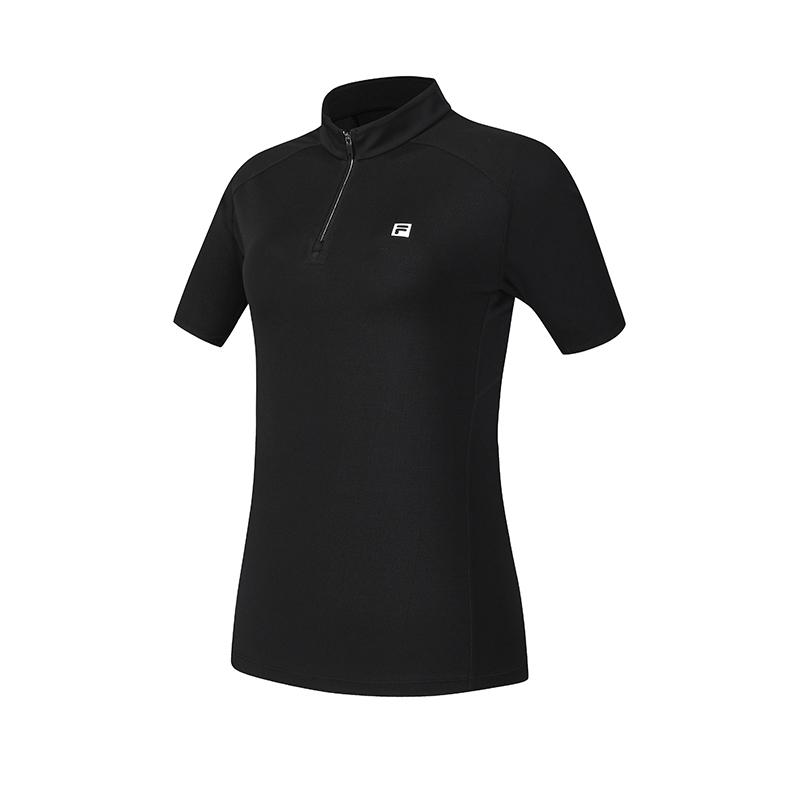 New FILA T Shirt Women's Pitch Black A11W437112FBK