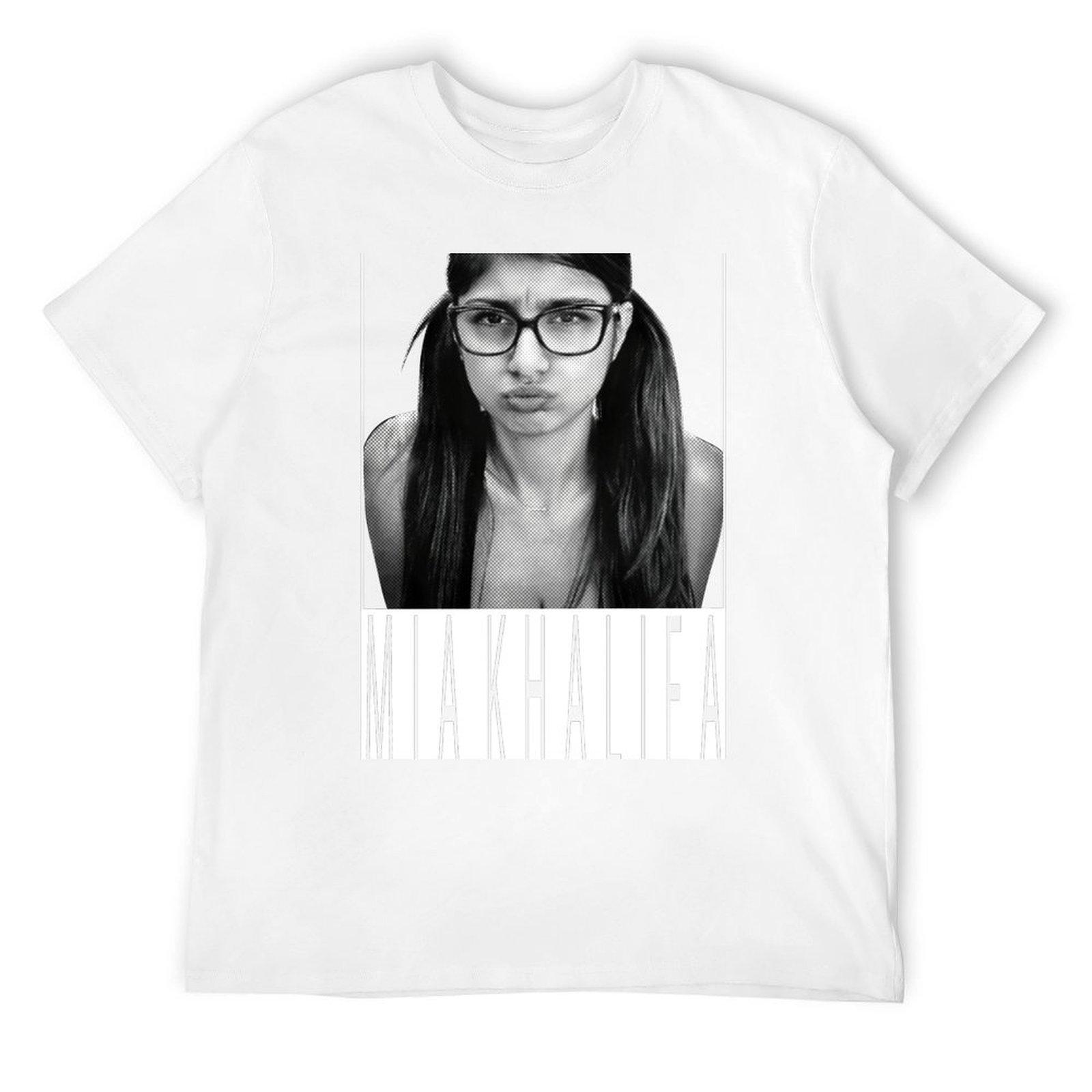 Миа Халифа - винтажный черно-белый дизайн в стиле Поп-арт Футболка одежда в стиле аниме футболка в стиле аниме футболка для мужчин S