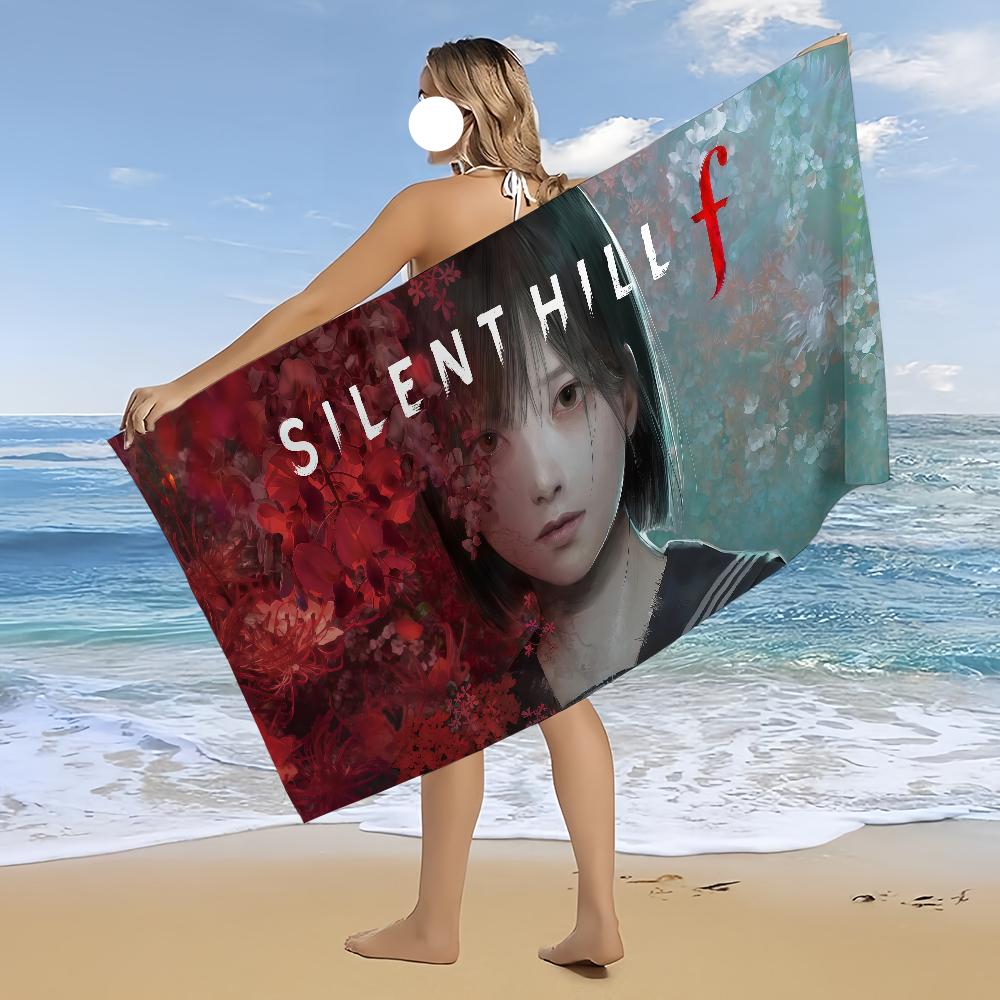 Towel Beach Bath Quick-Drying Game Lightweight Portable F Sauna Camping Swim S-SilentS-ES H-HillS-ES Pool Travel