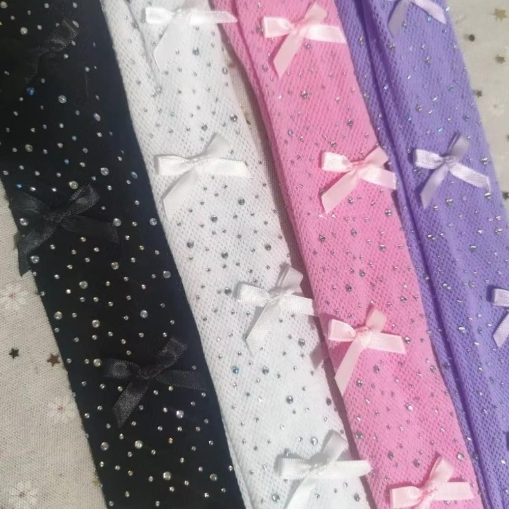 Collant Rete Traspiranti per Bambini con Strass Calze Colorate Scintillanti Moda