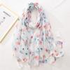 Spain Fashion Daisy Floral Tassel Viscose Shawl Scarf Lady Print Soft Pashmina Stole Wrap Snood Bufandas Muslim Hijab Sjaal