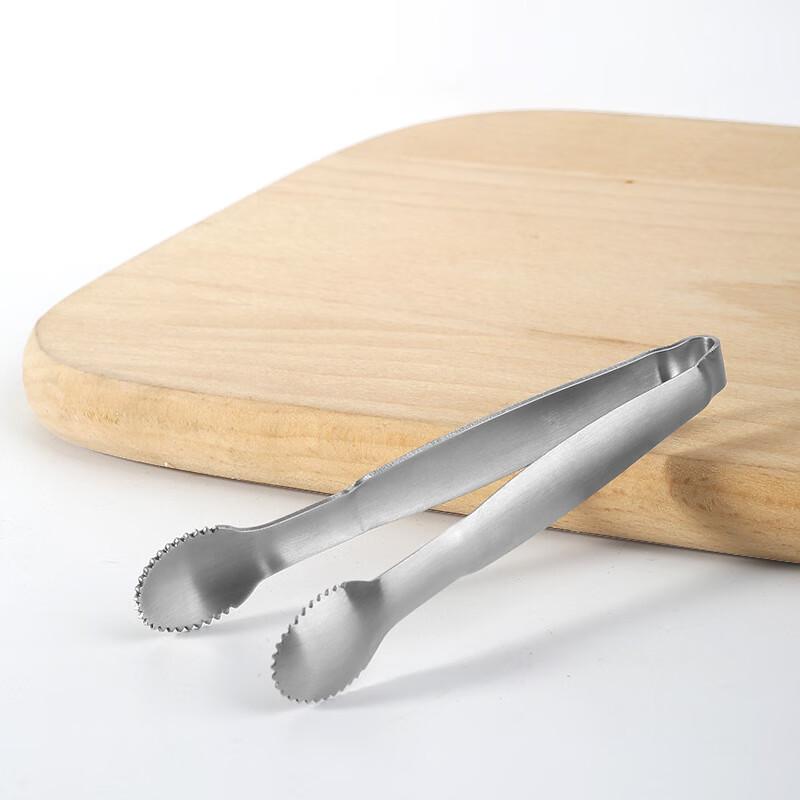 Small Stainless Steel Sugar & Ice Tongs - 10-Pack