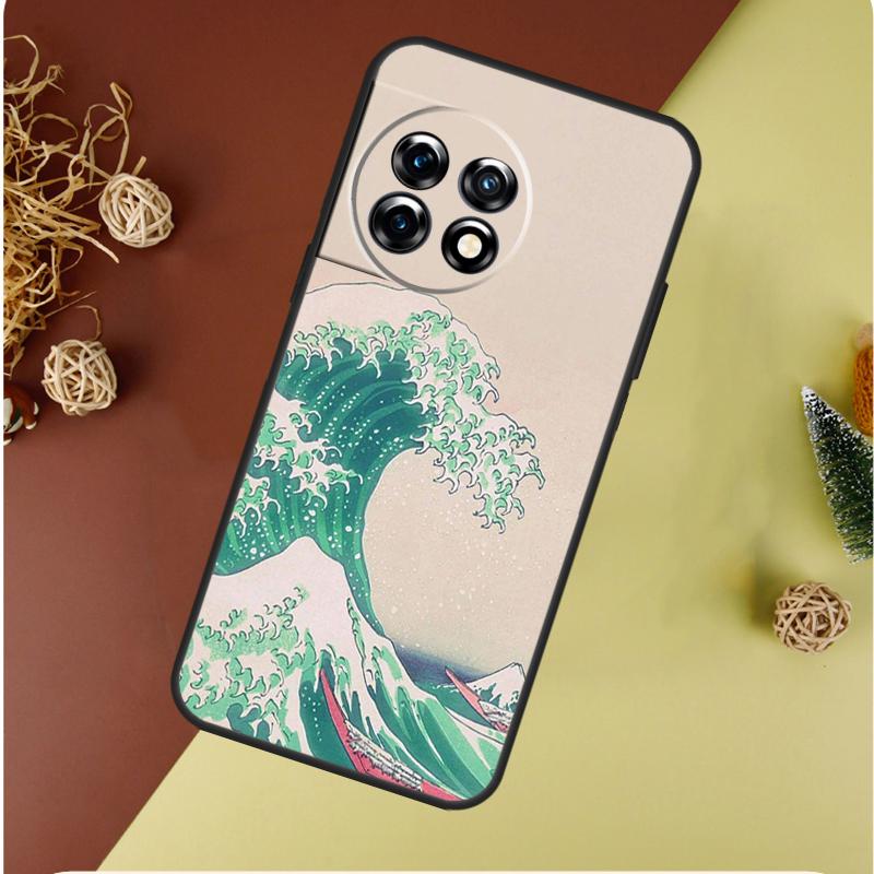 Great Wave off Kanagawa Japan For OnePlus 13 13R 12 12R 11 9 10 Pro 8T 9RT 10T 10R N20 N30 Nord CE 2 3 4 Lite Phone Case