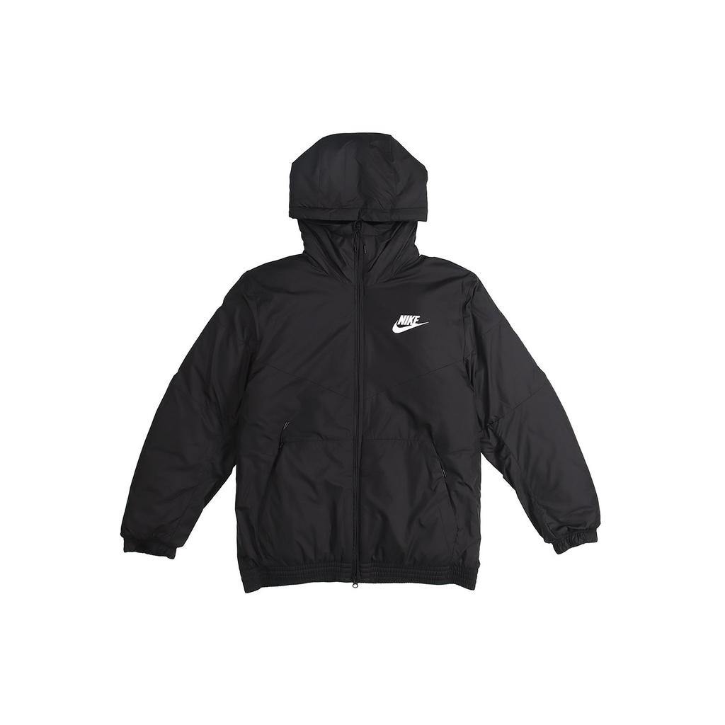Nike Sportswear Synthetic Fill Fleece-Lined Hooded Jacket Men Outerwear Black 928862-010