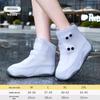 Silicone Waterproof Non-Slip Overshoes for Adults & Children: Anti-Fouling, Thick, Wear-Resistant, Portable, Easy On/Off Rain Boot Covers