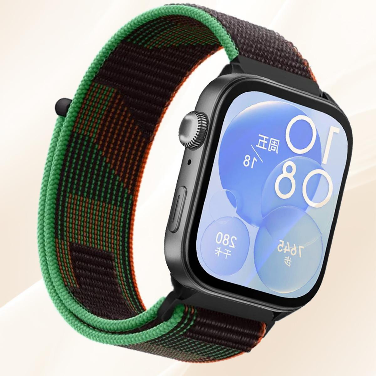 

Нейлоновий ремінець-петля Для huawei watch fit 3 ремінець смарт-браслет на зап ястя дихаючий Спортивні ремінці браслет для huawei fit3 Аксесуари for huawei fit 3