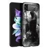 Death Grim Reaper Skull Scythe Black Phone Case For Samsung ZFlip7 ZFlip6 ZFlip5 ZFlip4 ZFlip3 5G Hard Protective Galaxy Z Flip