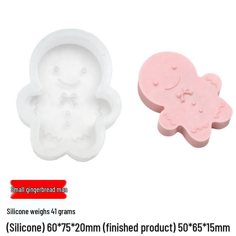 Stampo per candele natalizie: Babbo Natale, Cedro, Pupazzo di neve