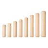 100Pcs/Pack Round Wooden Dowel Pins 6*40Mm 8*40Mm 10*40Mm Cabinet Drawer Round Fluted Diy Woodworking For Dowel Jigs Drill