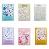 Cute Office Journal Diary Notepad Thickened Class lined NoteBook Floral Flower Notebook  Student