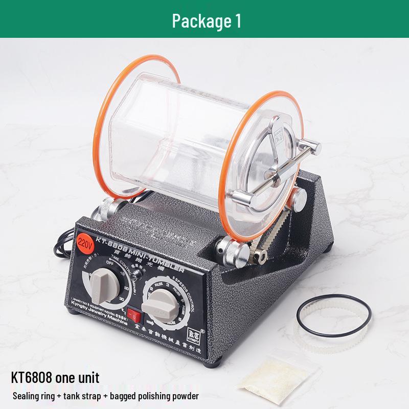 Gold & Silver Jewelry Polisher - Small Tumbler for Coins, Wenwan Walnuts & More