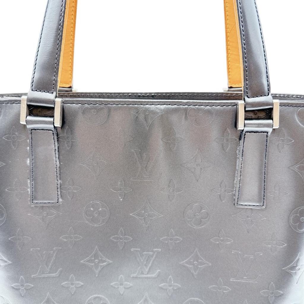 LOUIS VUITTON Monogram mat Stockton Handbag Monogram mat Noir unisex M55112 Used