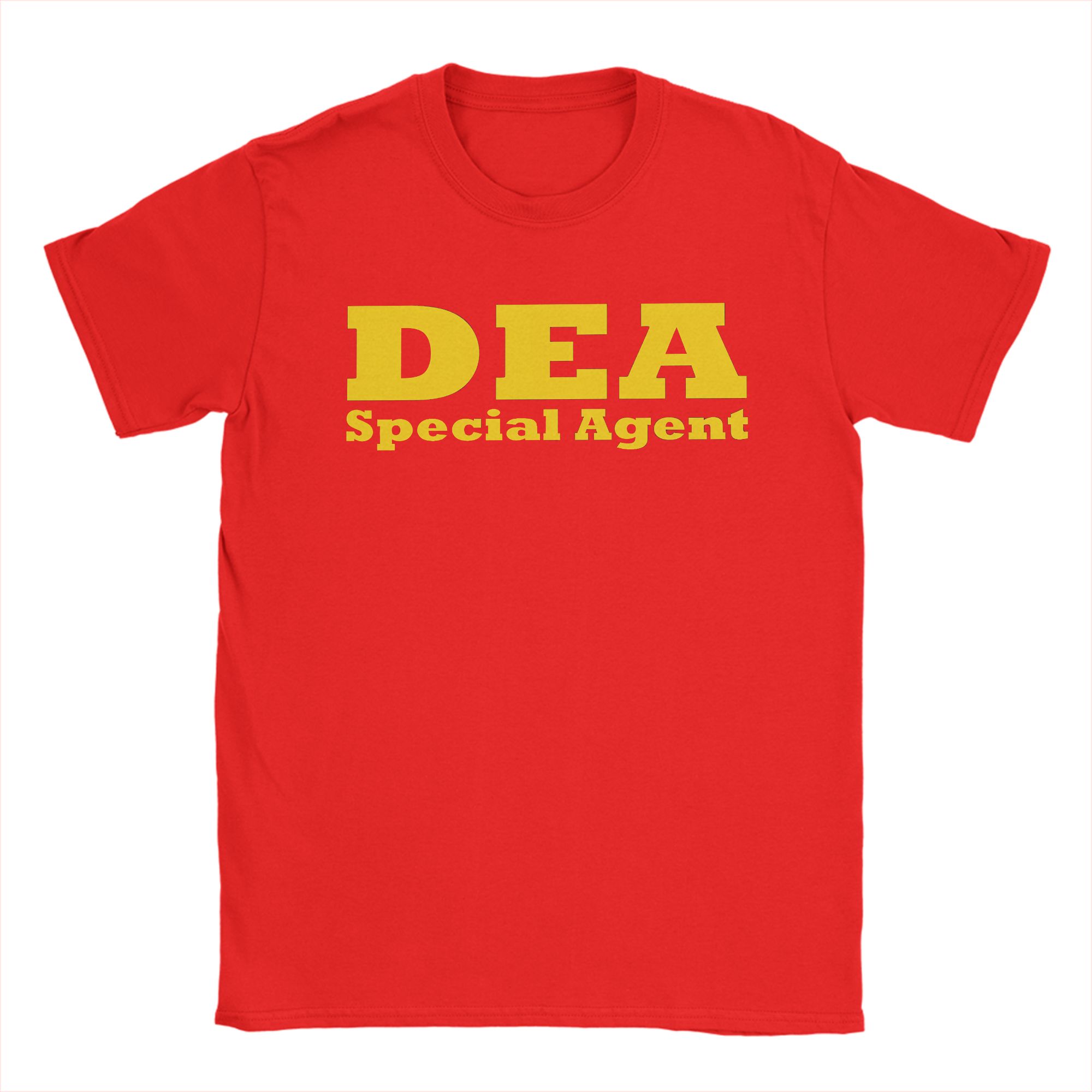 

DEA Special Agent TShirt Beach Fashion TShirts Man Cotton Crewneck 4XL 5XL 6XL Tees Short Sleeve Y2K Retro Tshirt S
